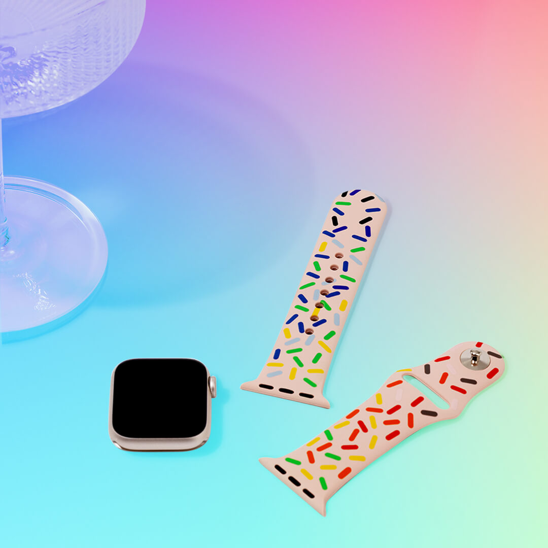 Midsumma Silicone Apple Watch Band - Pink