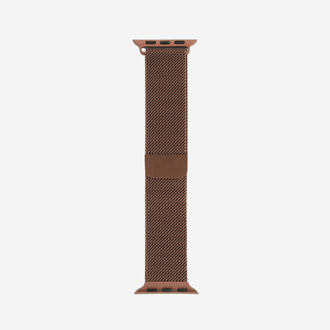 Milanese Loop Apple Watch Band - Bronze