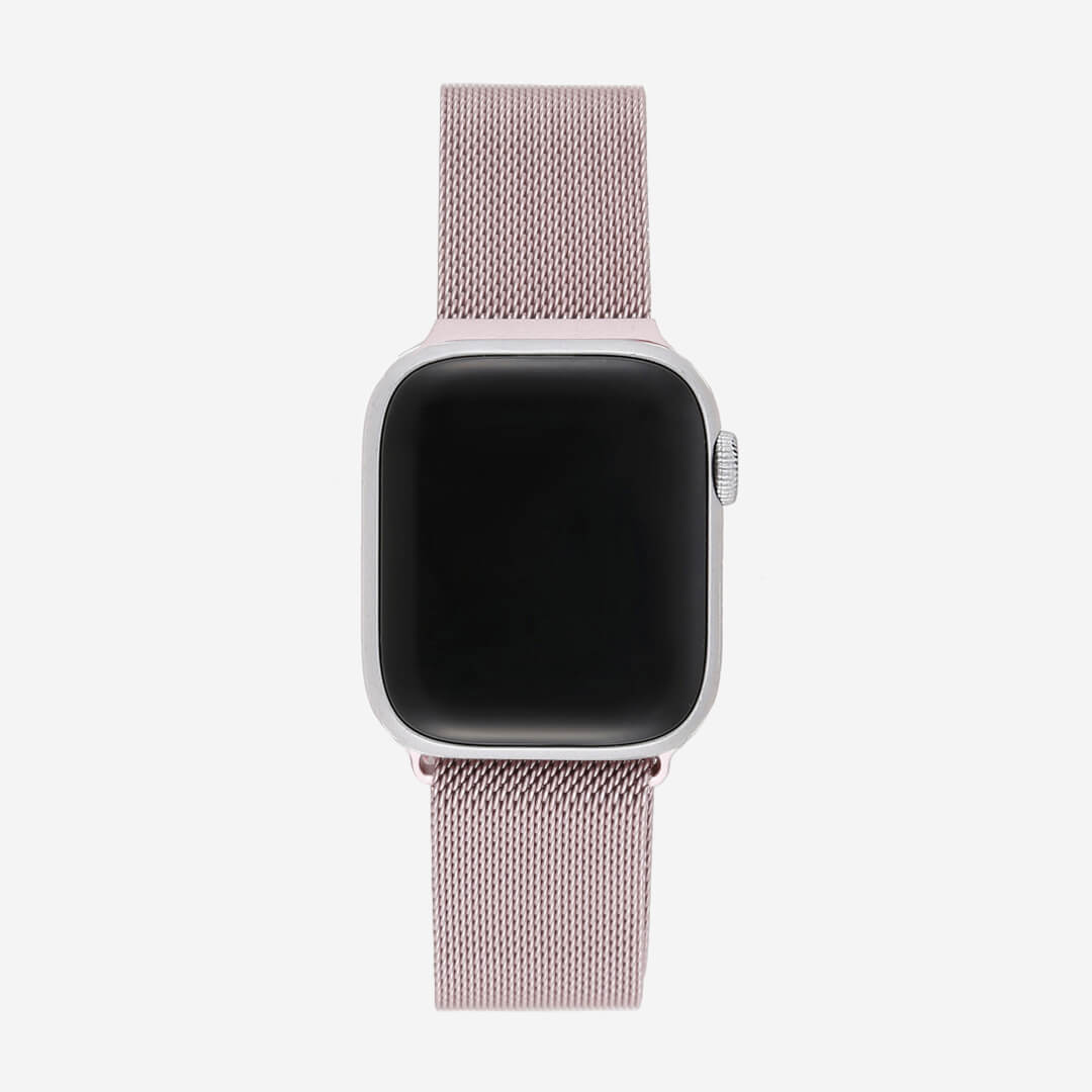 Milanese Loop Apple Watch Band - Pink