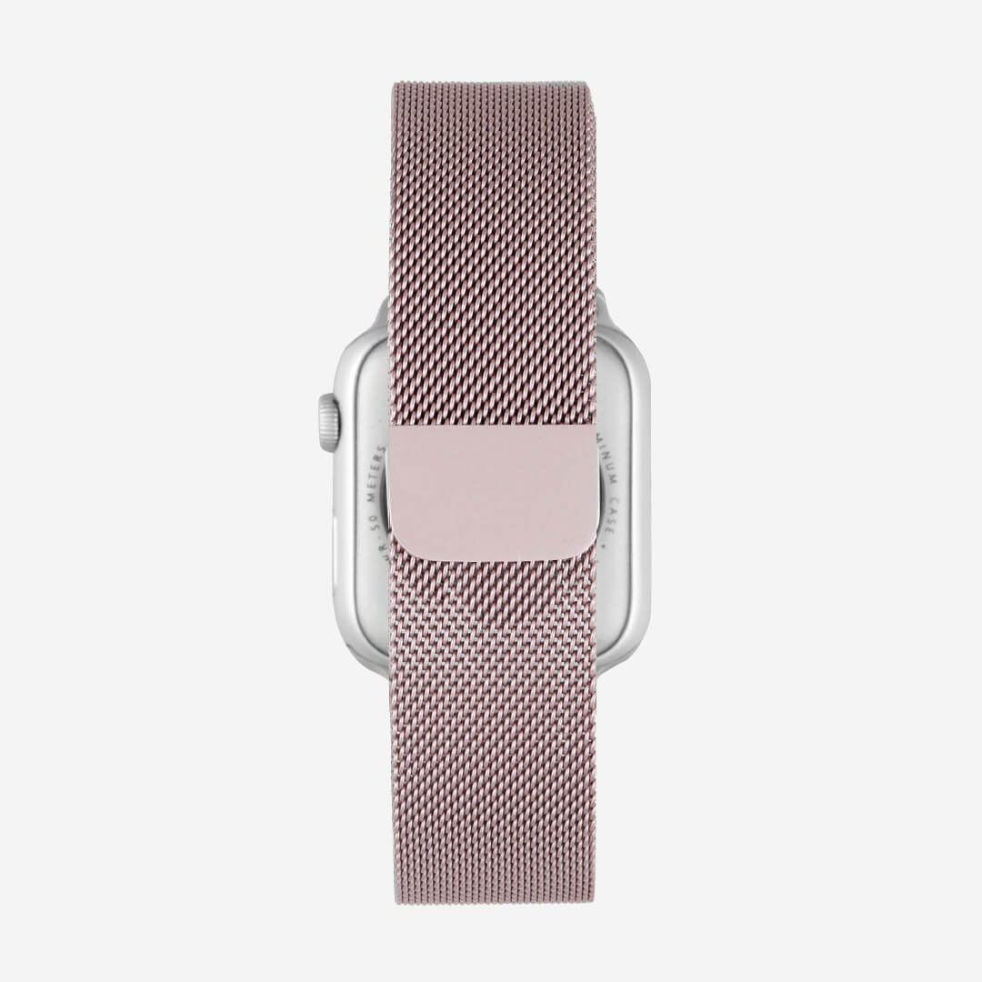 Milanese Loop Apple Watch Band - Pink