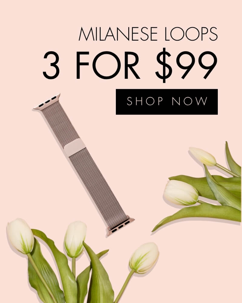 3 Milanese Loops for $99 {SHOP NOW}