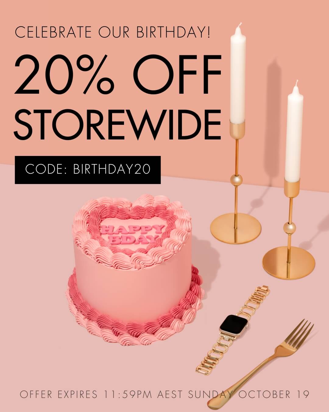 20% Off Storewide - Use Code BITHDAY20