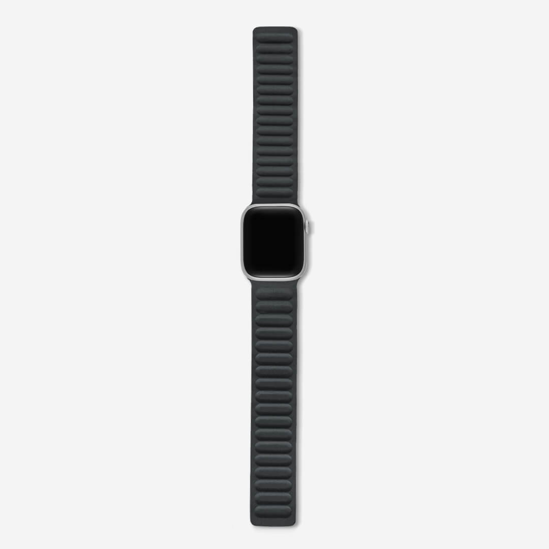 Mumbai Magnetic Link Apple Watch Band - Black