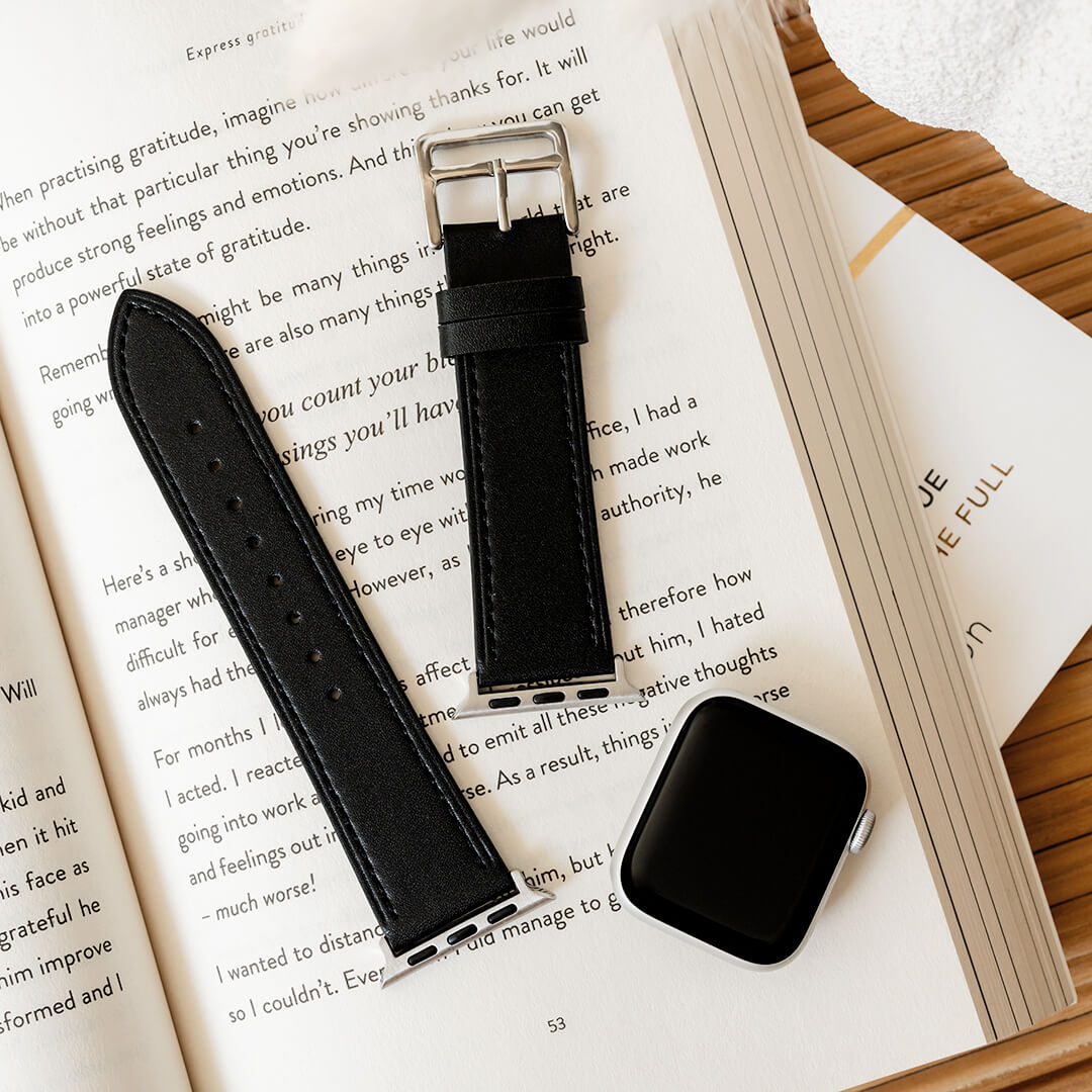 Oxford Classic Apple Watch Band - Noir