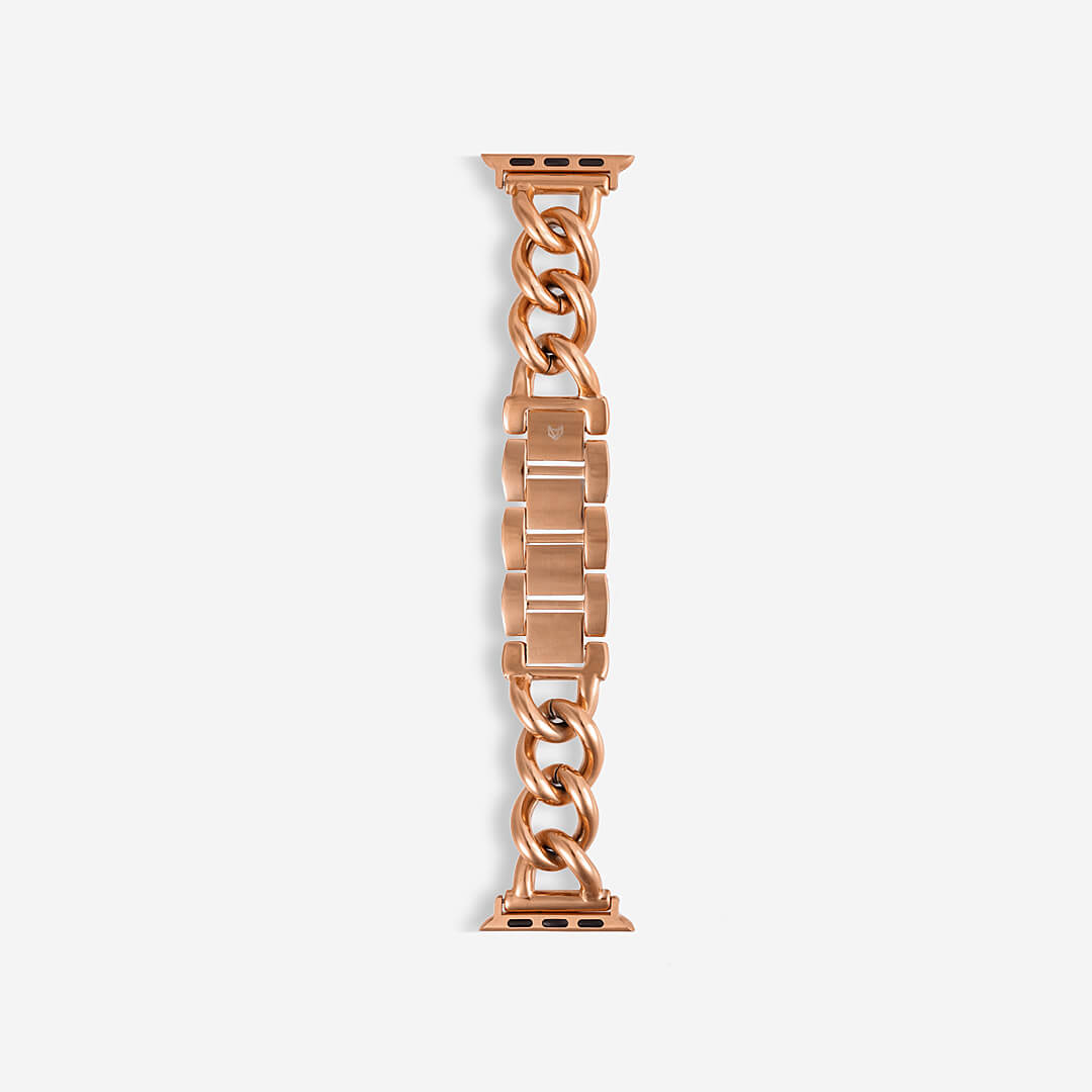 Palermo Bracelet Apple Watch Band - 18K Rose Gold Plated