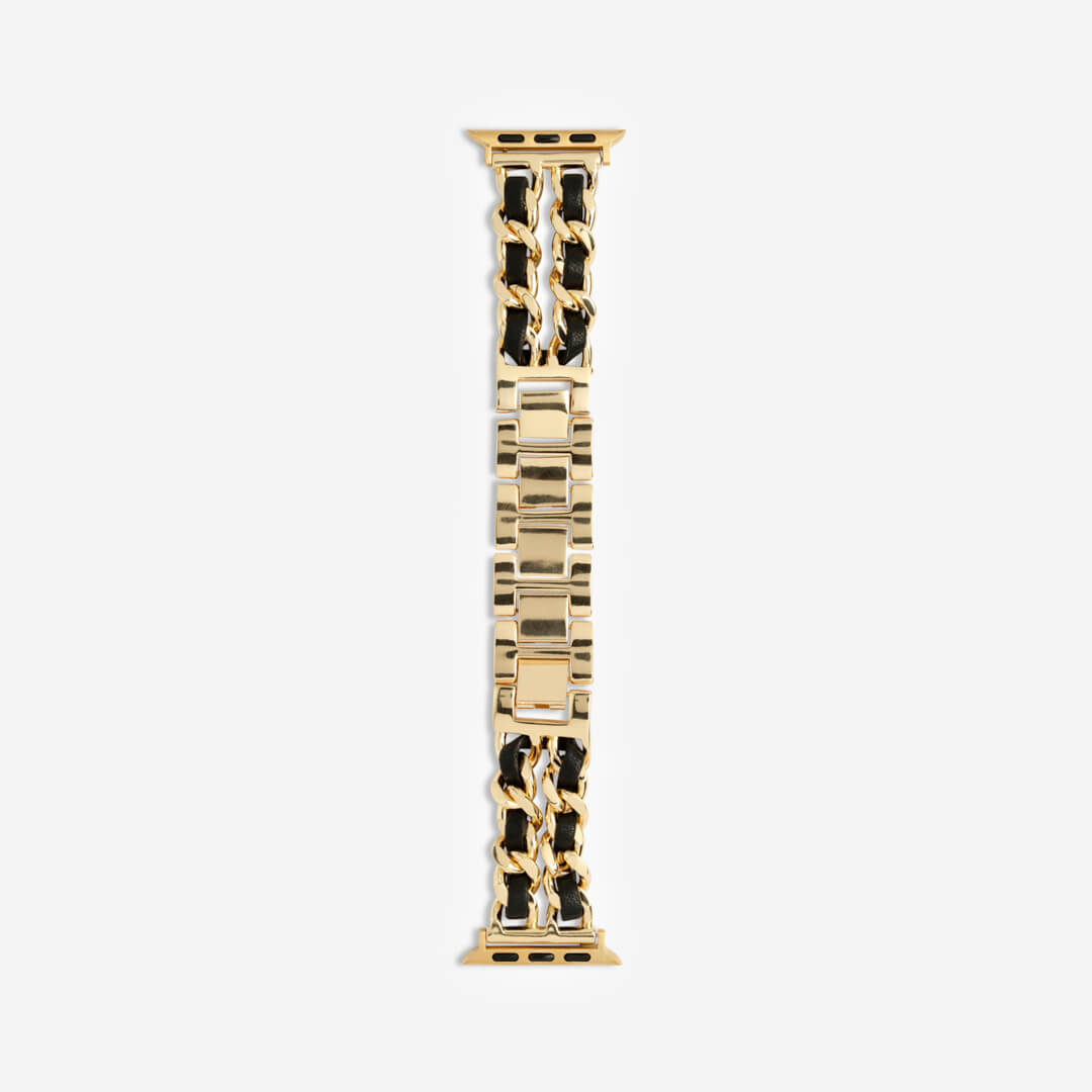 Paris Bracelet Apple Watch Band - Gold / Black