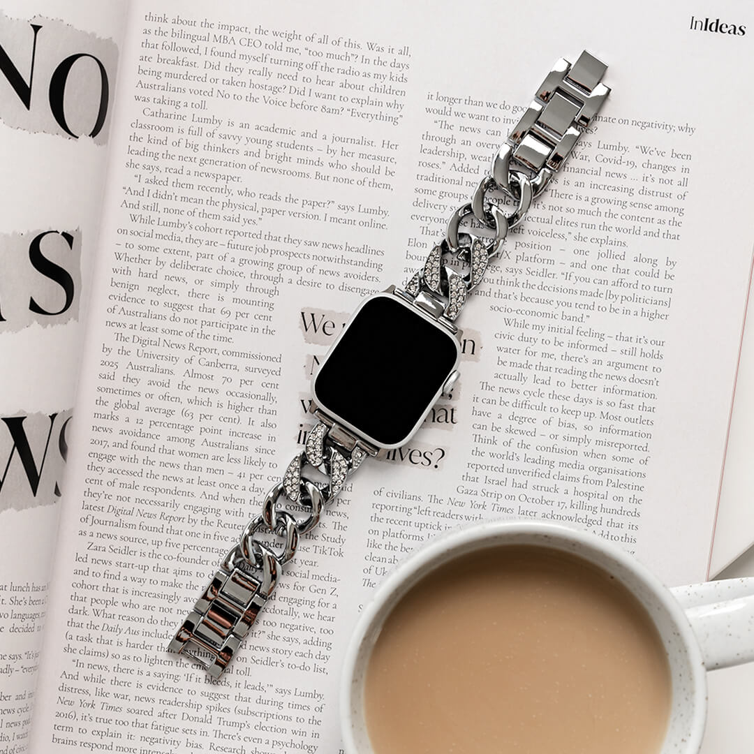 Santorini Bracelet Apple Watch Band - Silver