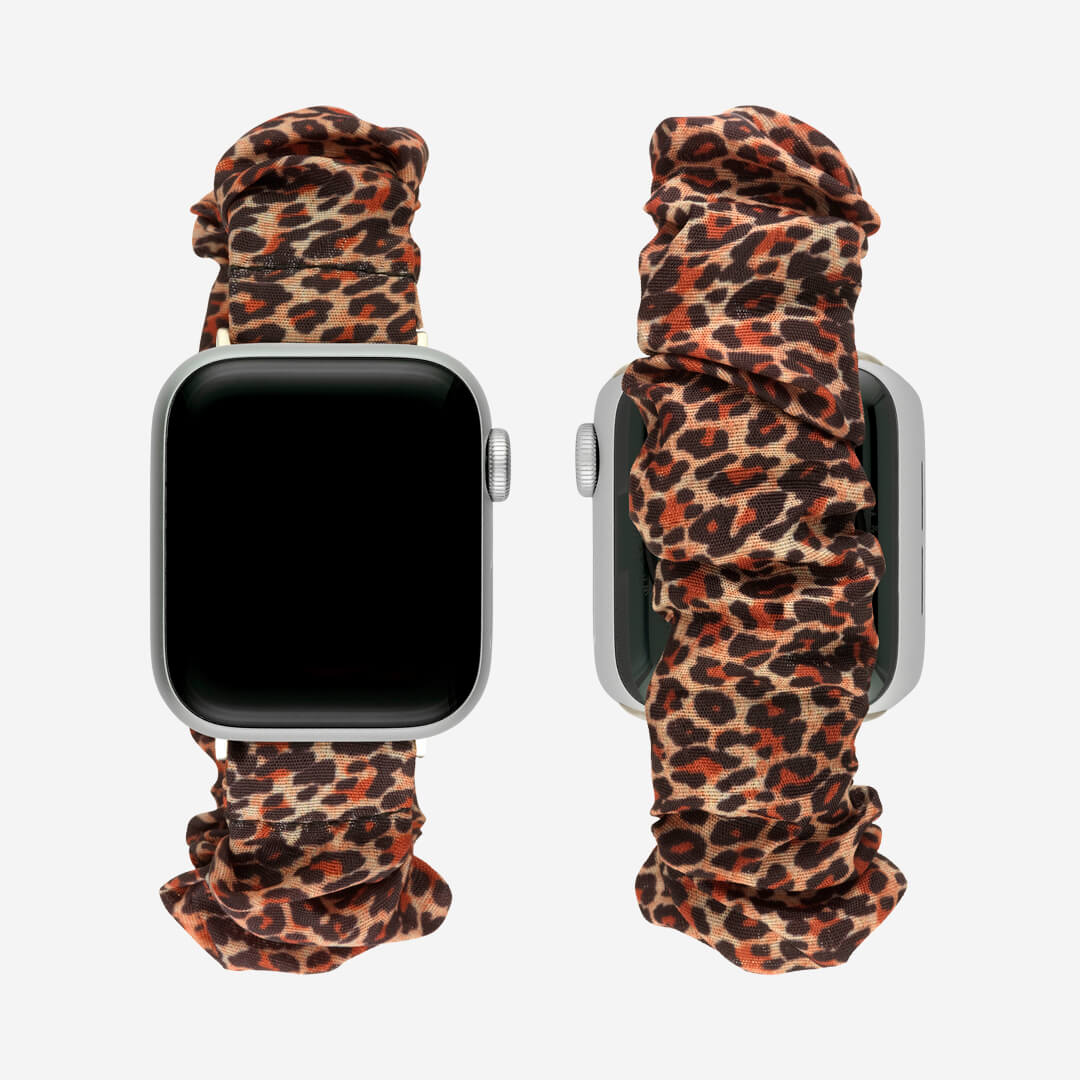 Scrunchie Apple Watch Band - Leopard Lover