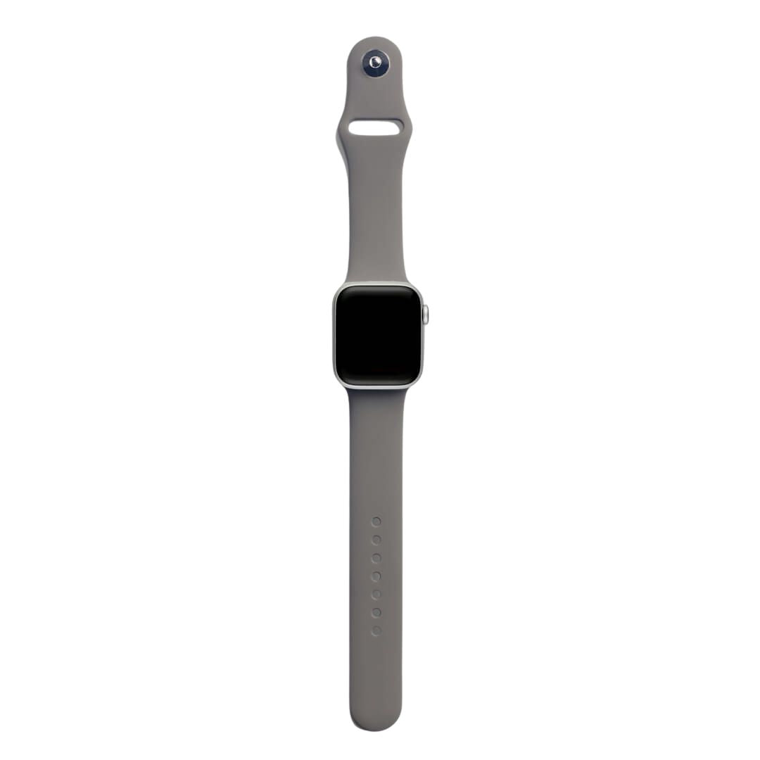 Classic Silicone Apple Watch Band - Gravel