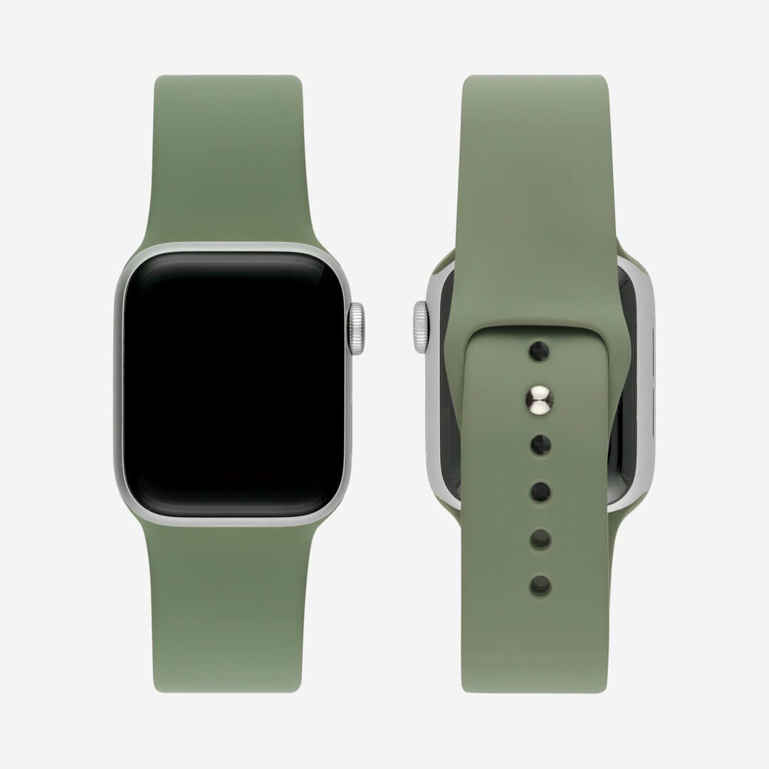 Classic Silicone Apple Watch Band - Khaki