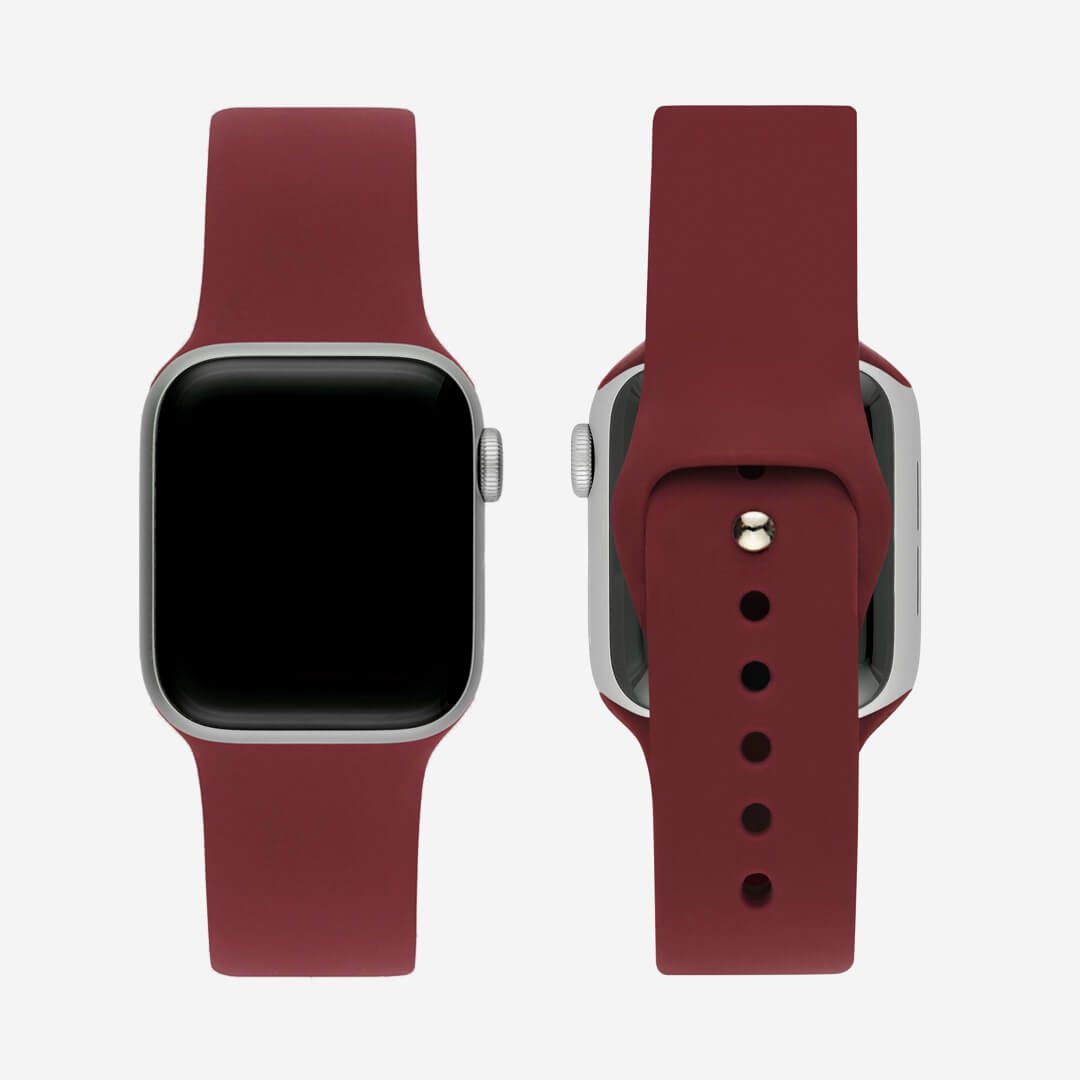 Classic Silicone Apple Watch Band - Plum