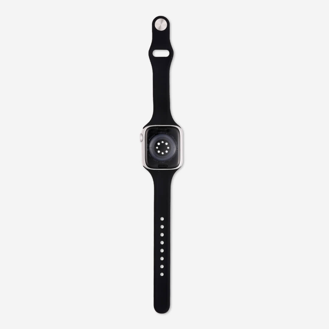 Slim Silicone Apple Watch Band - Black