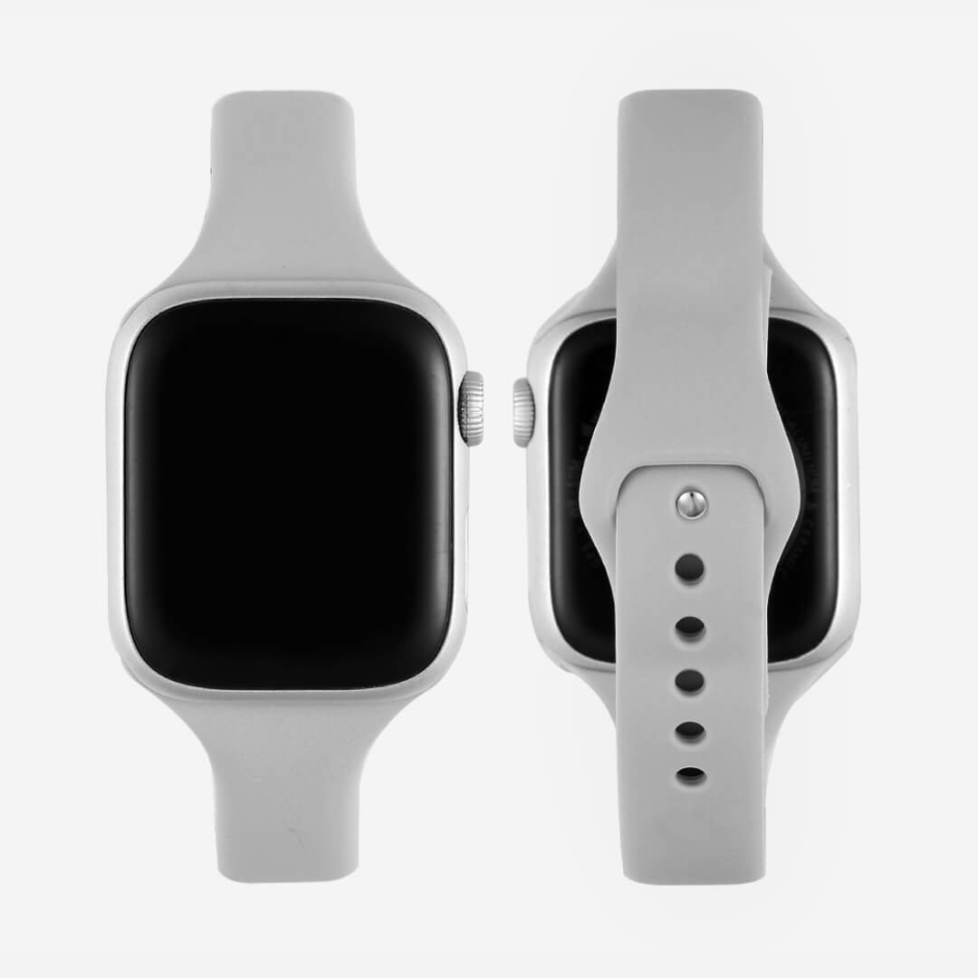 Slim Silicone Apple Watch Band - Fog