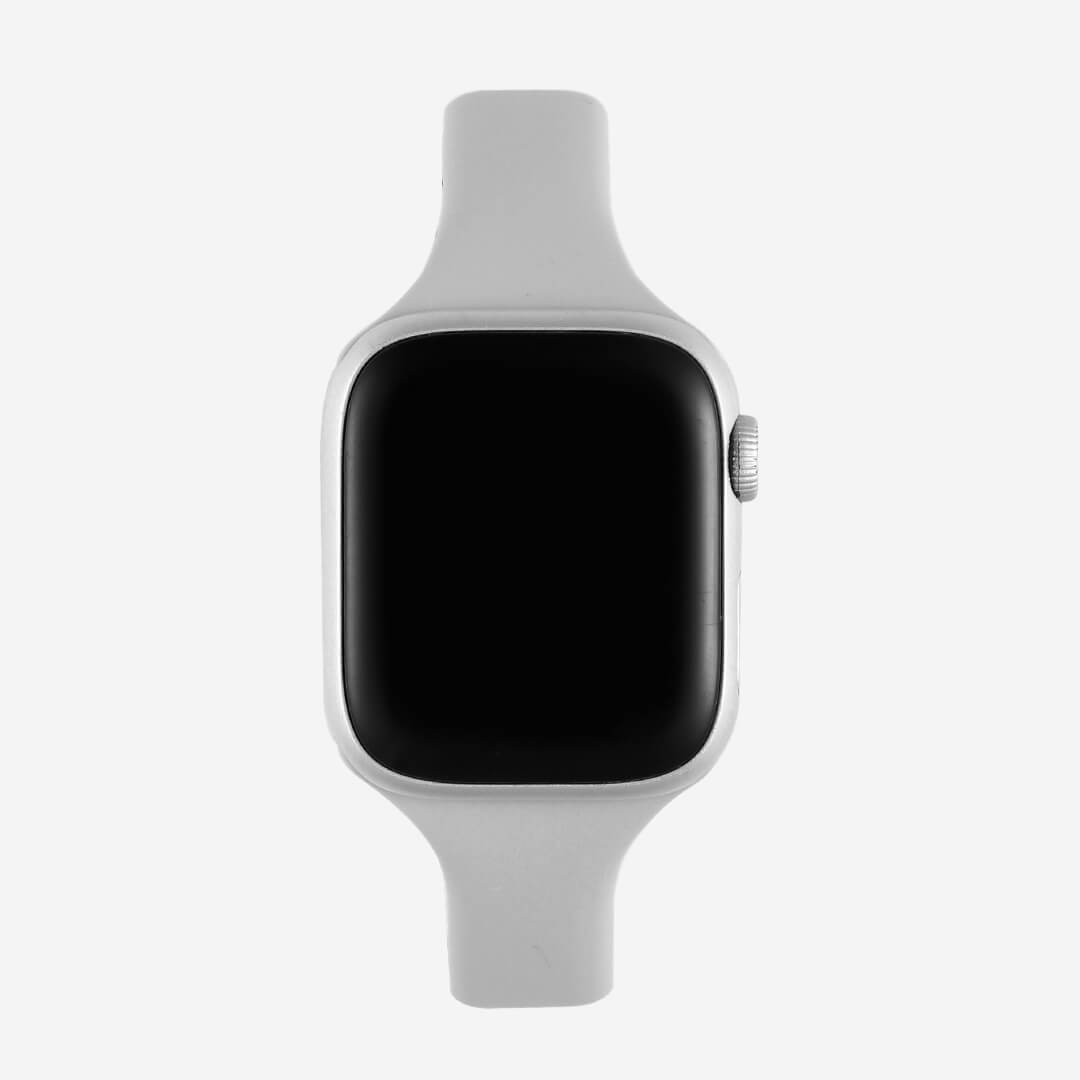 Slim Silicone Apple Watch Band - Fog