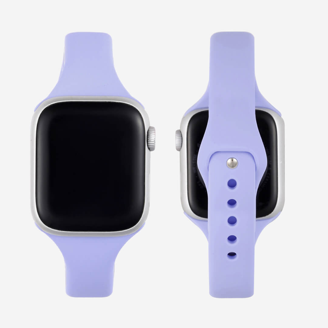 Slim Silicone Apple Watch Band - Lilac