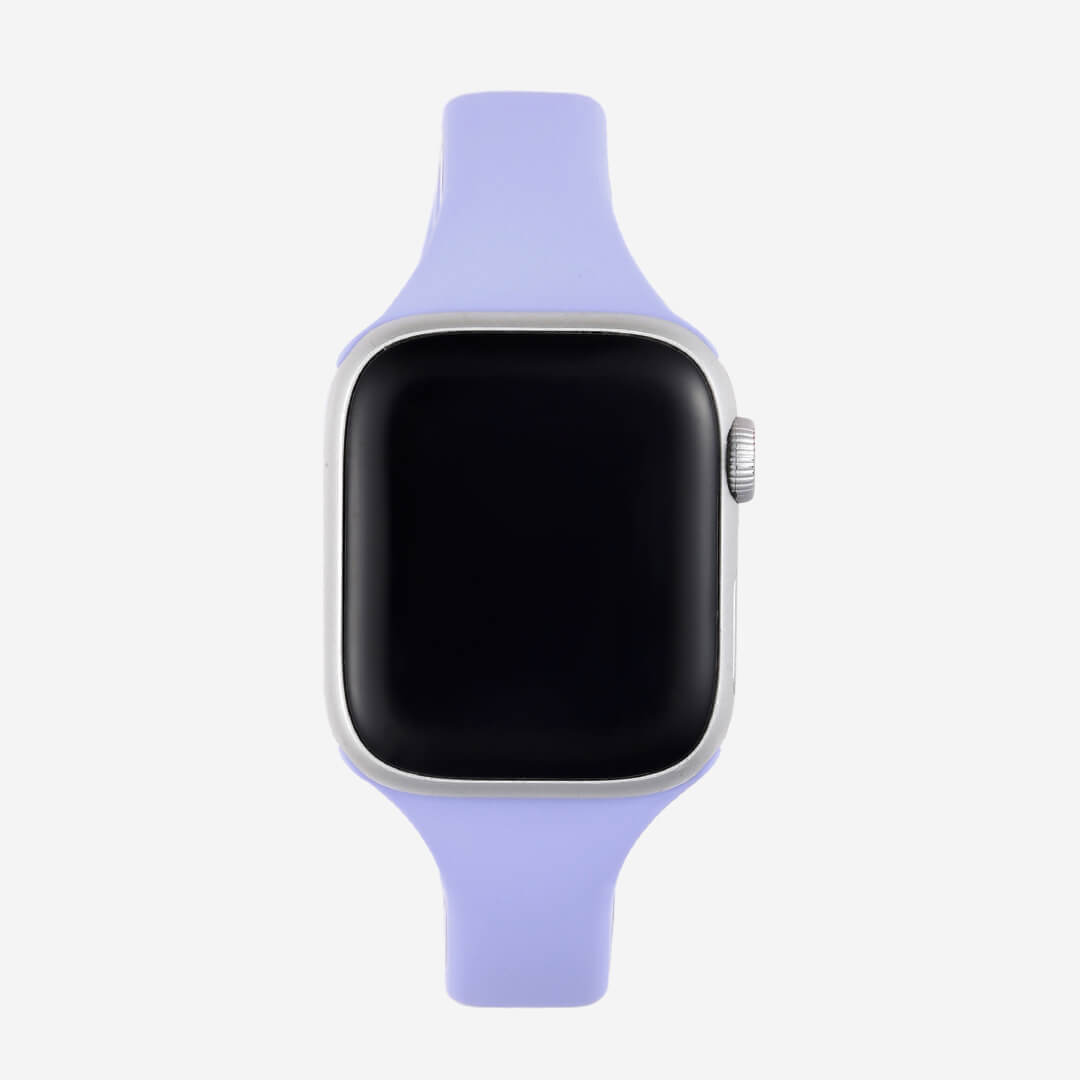 Slim Silicone Apple Watch Band - Lilac