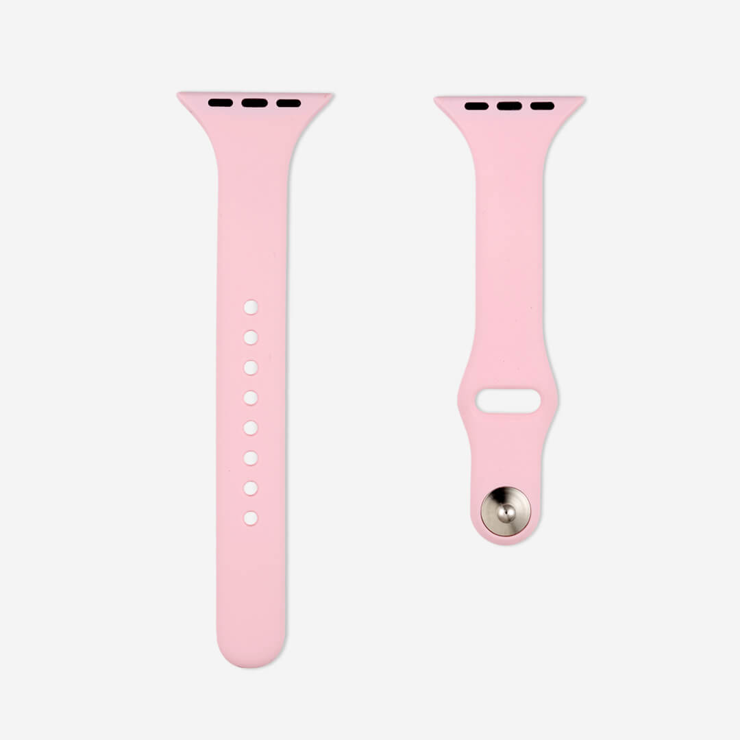 Slim Silicone Apple Watch Band - Pink