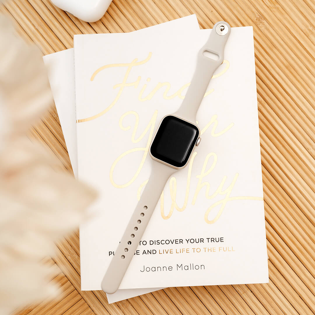 Slim Silicone Apple Watch Band - Starlight