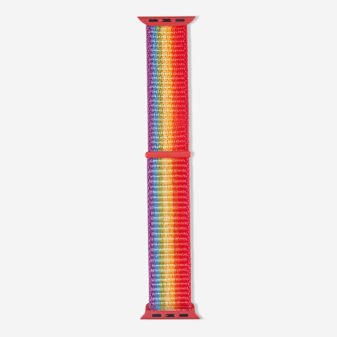 Sport Loop Apple Watch Band - Deep Rainbow