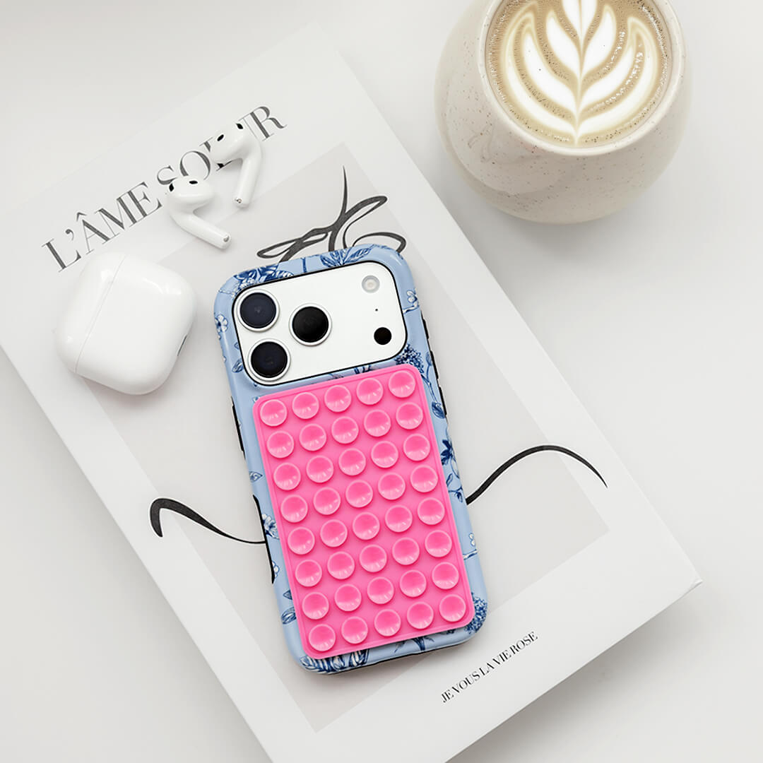 Sticky Phone Mounts - Hot Pink