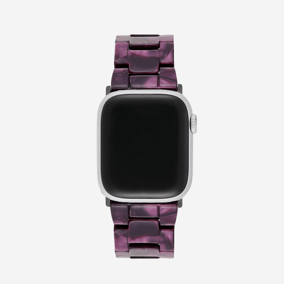 Vienna Apple Watch Band - Black Violet