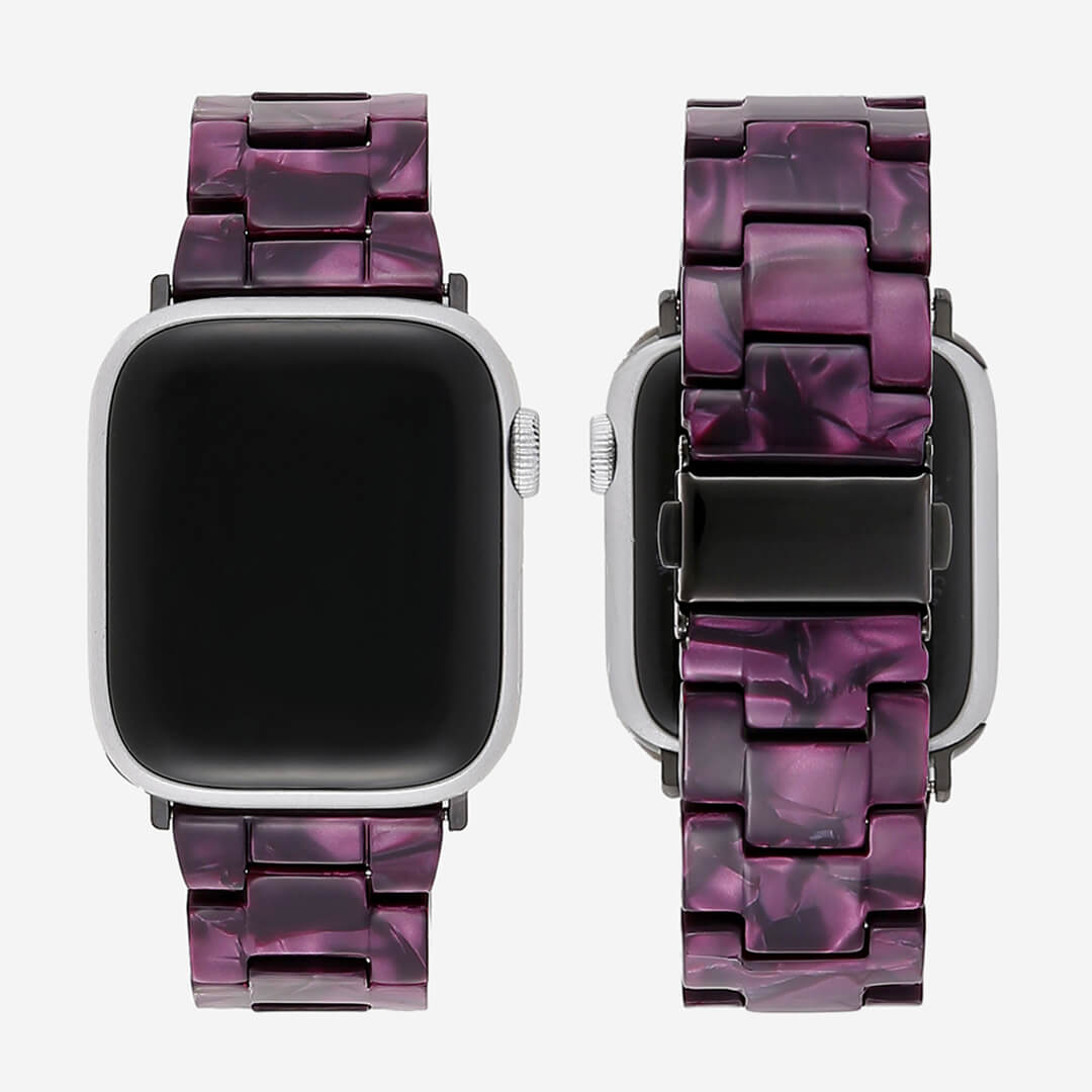 Vienna Apple Watch Band - Black Violet