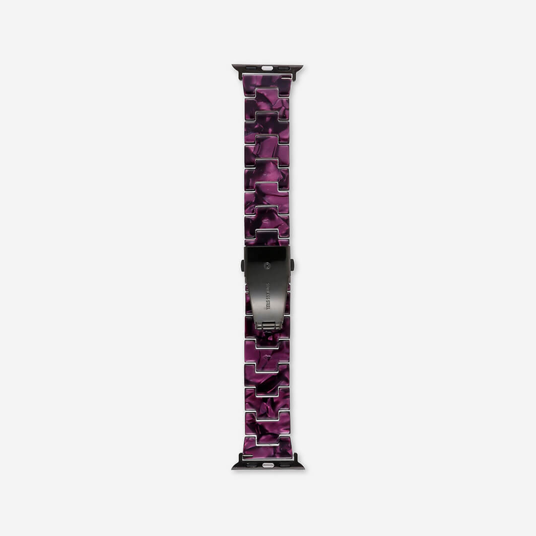 Vienna Apple Watch Band - Black Violet
