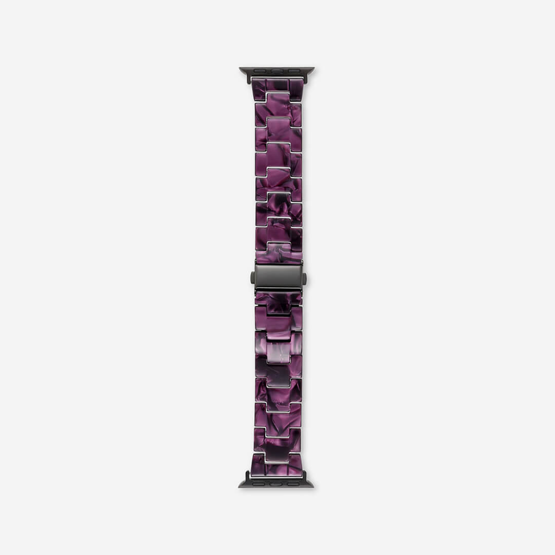Vienna Apple Watch Band - Black Violet