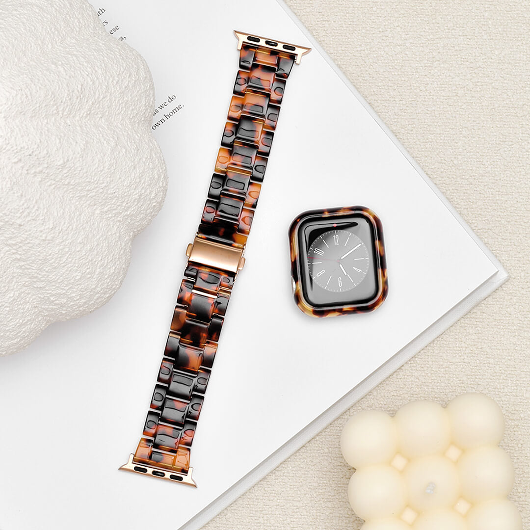 Vienna Apple Watch Band - Tortoiseshell - The Salty Fox