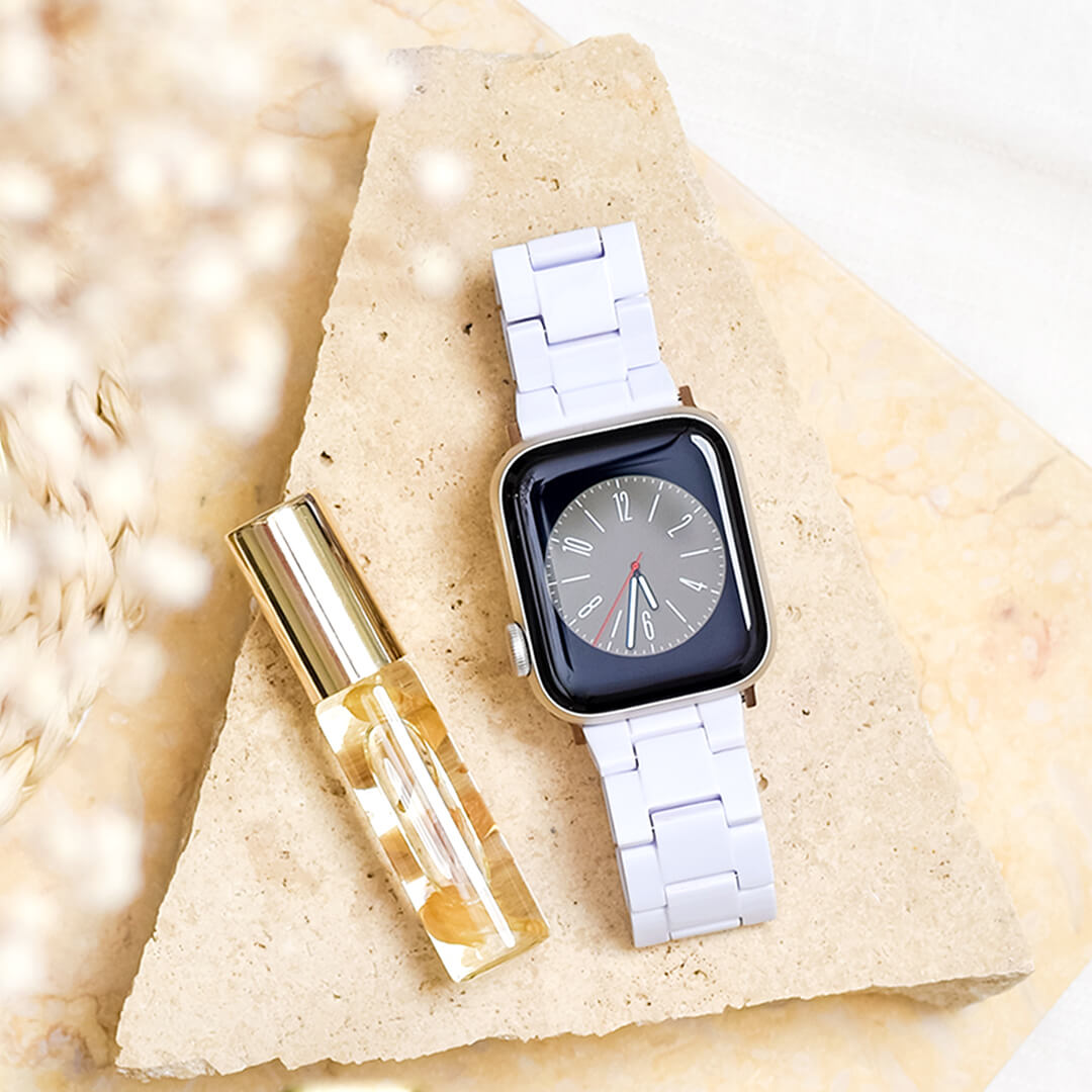 Vienna Apple Watch Band Ice White The Salty Fox