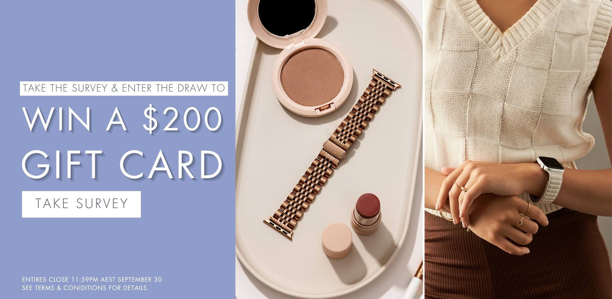 Win a $200 Gift Card. Click to Take Survey