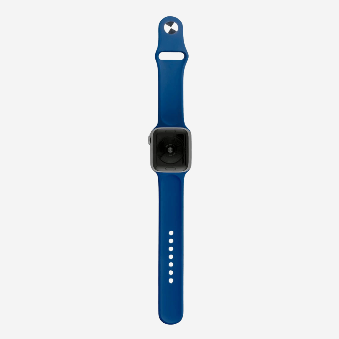 Classic Silicone Apple Watch Band Navy